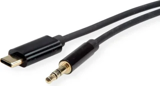 ROLINE USB-C naar 3.5mm Audio Adapter Kabel 3m Zwart