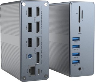 De Rolio Pro USB-C Laptop Docking Station in één oogopslag