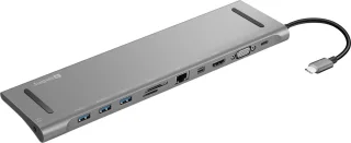 Sandberg 136-23 USB-C All-in-1 Docking Station Zilver