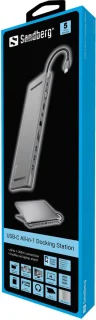 Sandberg 136-23 USB-C All-in-1 Docking Station Zilver