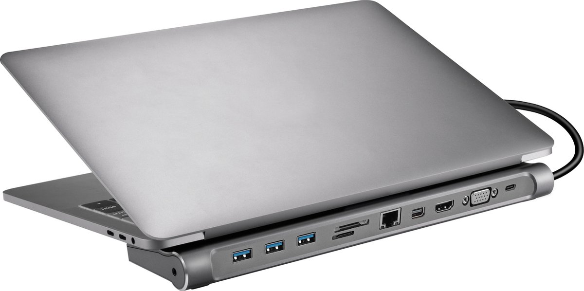 Sandberg 136-23 USB-C All-in-1 Docking Station Zilver