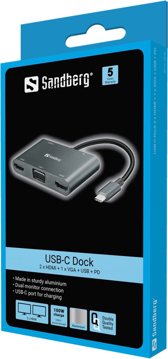 Sandberg 136-35 USB-C Dock