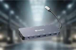 Sandberg 136-45 USB-C 13-in-1 Travel Dock Grijs