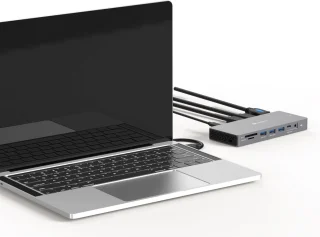 Sandberg 136-61 Laptop Dock & Poortreplicator Type-C Grijs