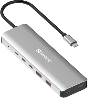 Sandberg 136-79 laptop dock & poortreplicator usb 3.2 gen 2 type-c