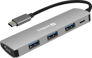 Sandberg USB-C Dock HDMI 3xUSB PD 100W