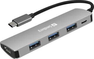 Sandberg USB-C Dock HDMI 3xUSB PD 100W