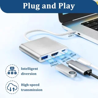 Sander Shop USB-C naar HDMI multiport adapter