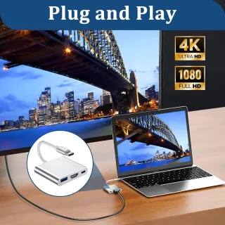 Sander Shop USB-C naar HDMI multiport adapter