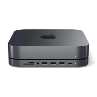 Satechi Aluminium Mac Mini standaard met Hub Space Gray