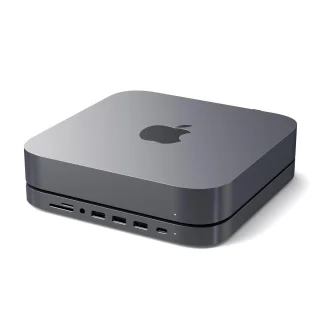 Satechi Aluminium Mac Mini standaard met Hub Space Gray