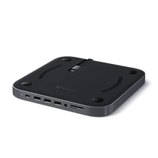 Satechi Aluminium Mac Mini standaard met Hub Space Gray