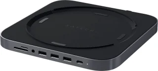 Satechi Aluminium Mac Mini standaard met Hub Space Gray