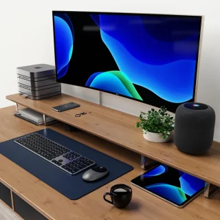 Satechi Aluminium Mac Mini standaard met Hub Space Gray