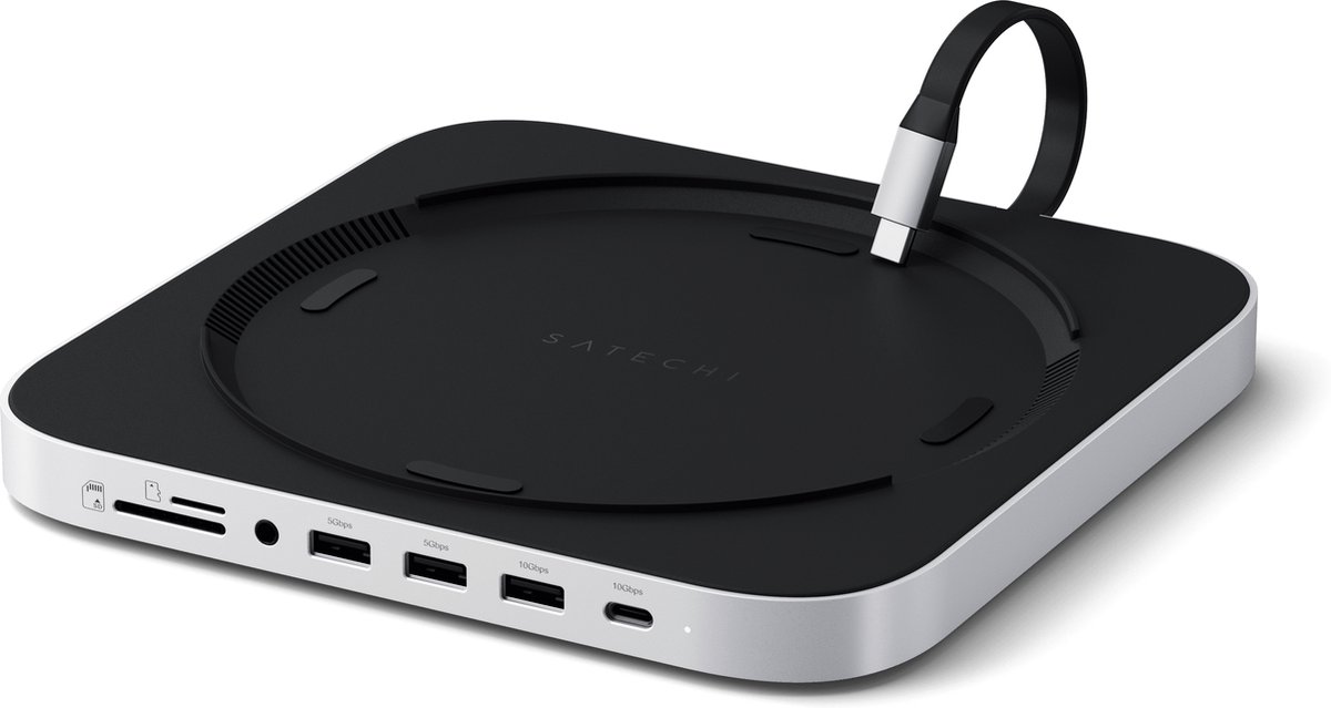Satechi Aluminum Mac Mini/Mac Studio Stand Hub Grijs