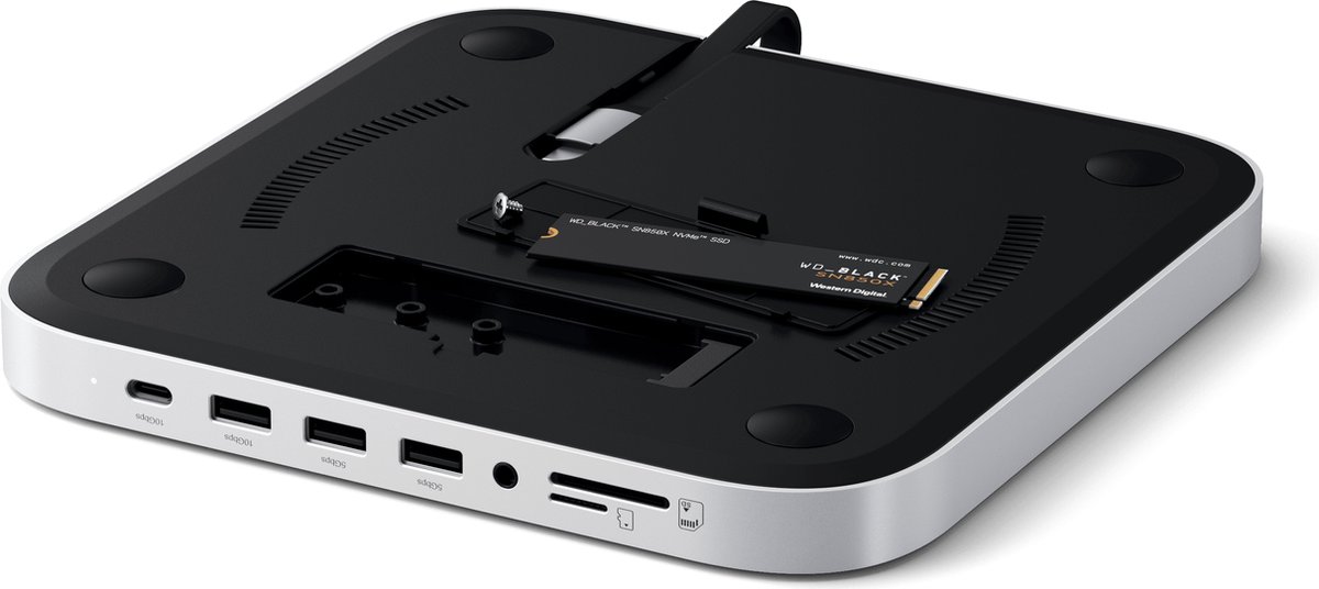 Satechi Aluminum Mac Mini/Mac Studio Stand Hub Grijs