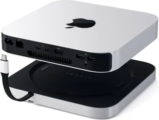 Satechi Mac Mini Standaard & Hub Grijs