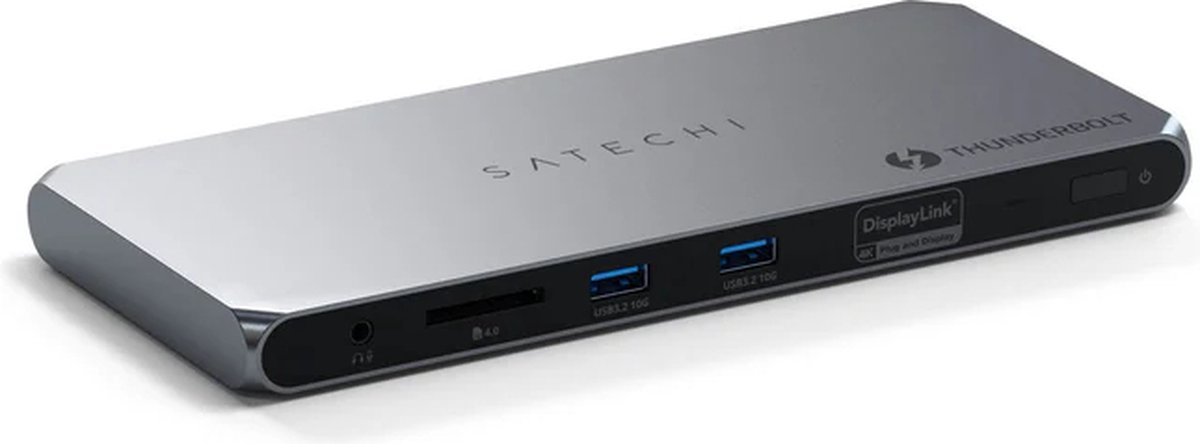 De Satechi Thunderbolt 4 Docking Station Grijs in één oogopslag