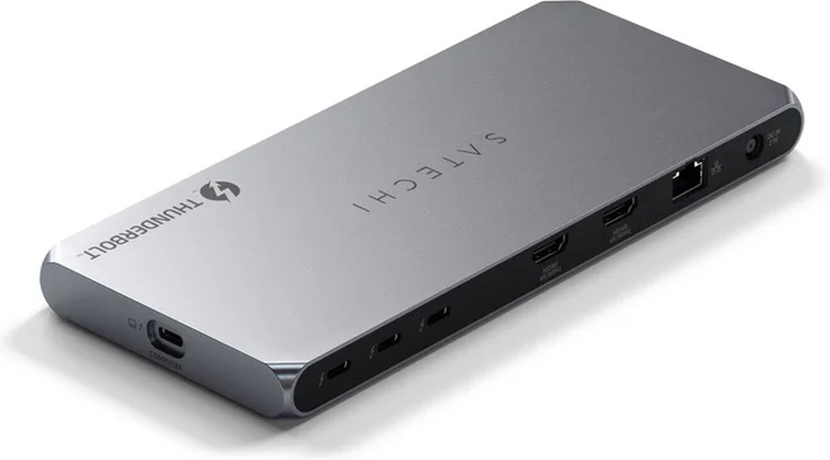 Wat vinden we goed aan de Satechi Thunderbolt 4 Docking Station Grijs