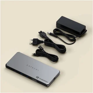 Satechi Thunderbolt 4 Docking Station Grijs