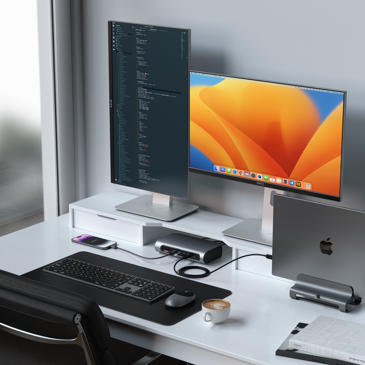 Satechi Thunderbolt 4 Multimedia Pro Dock Grijs