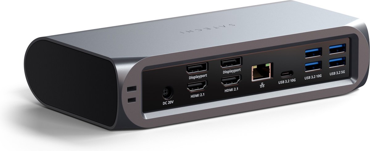 Satechi Thunderbolt 4 Multimedia Pro Dock Grijs