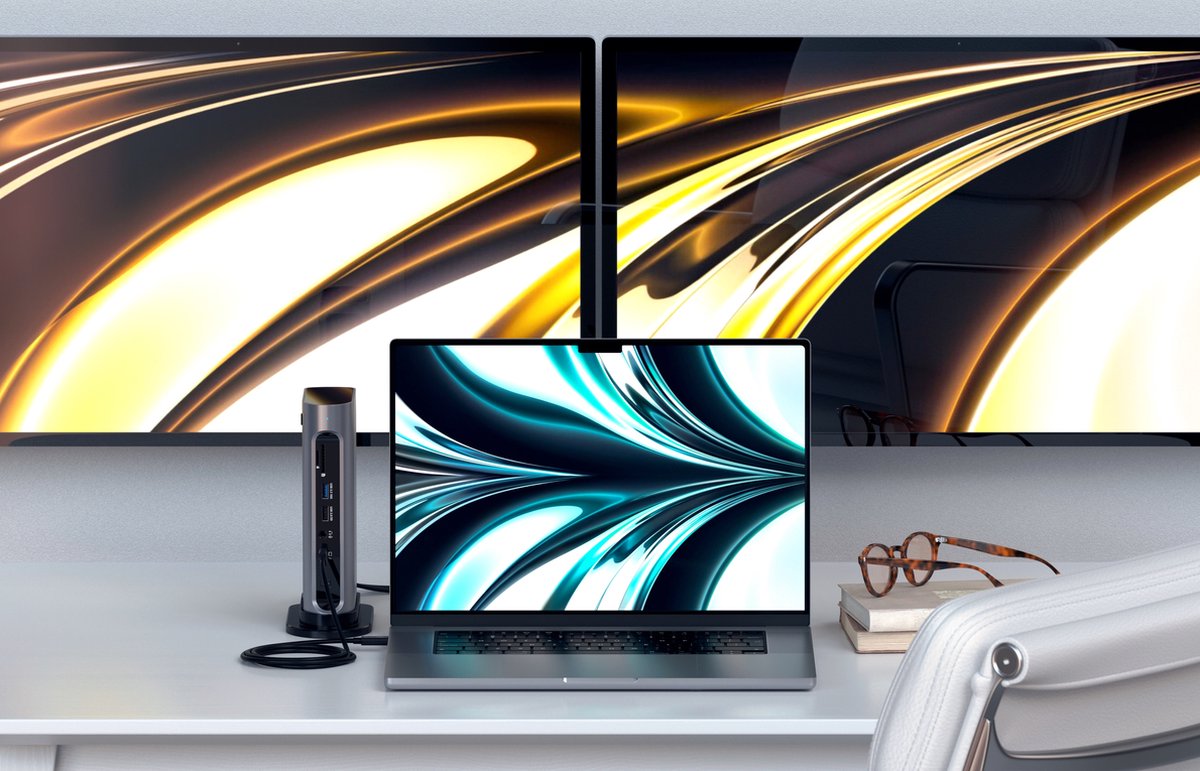 Satechi Thunderbolt 4 Multimedia Pro Dock Grijs