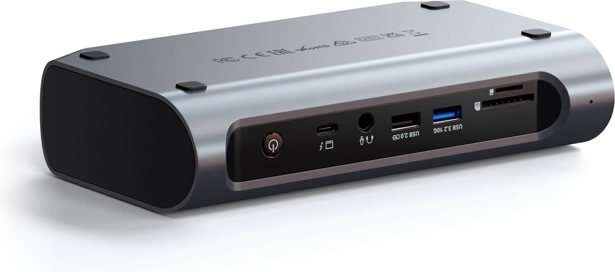 Satechi Thunderbolt 4 Multimedia Pro Dock Grijs