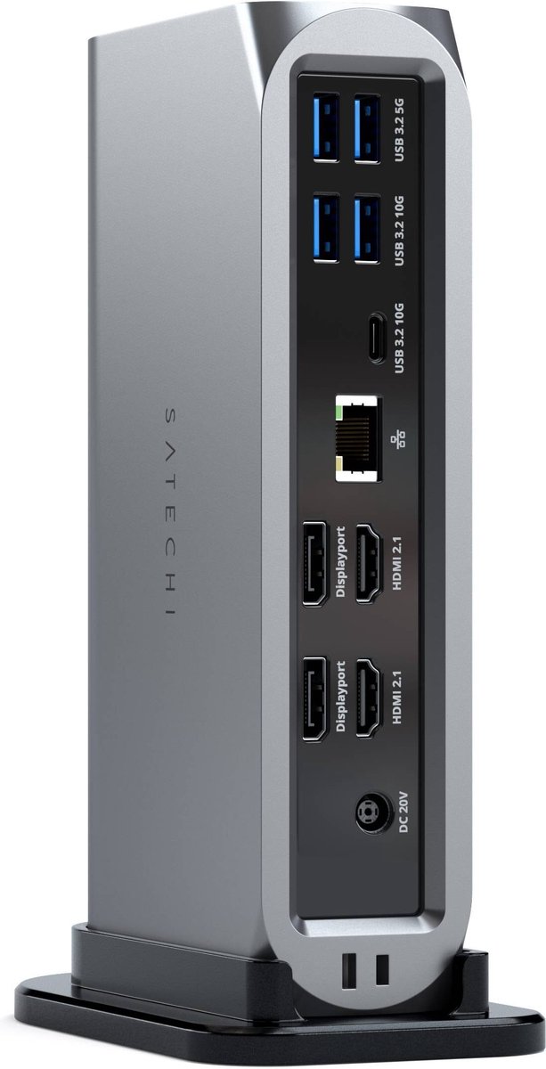 Satechi Thunderbolt 4 Multimedia Pro Dock Grijs