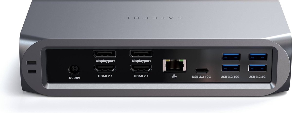 Satechi Thunderbolt 4 Multimedia Pro Dock Grijs