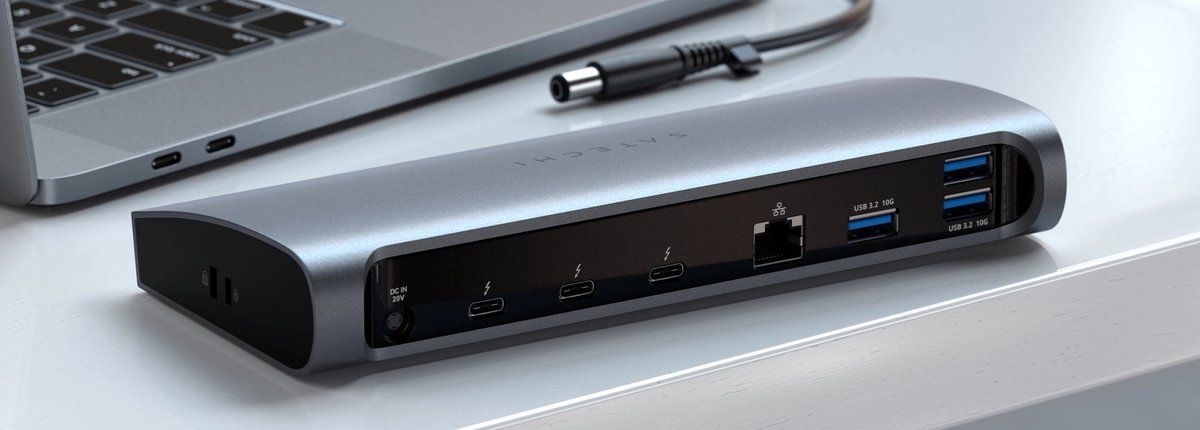 Satechi Thunderbolt 4 Multiport Dockingstation Grijs