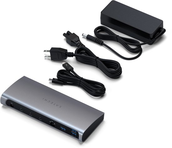 Satechi Thunderbolt 4 Multiport Dockingstation Grijs