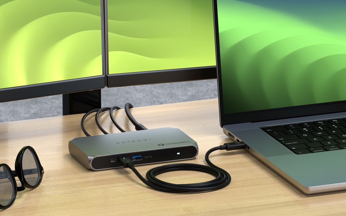 Satechi Thunderbolt 4 Slim Hub Pro EU Grijs