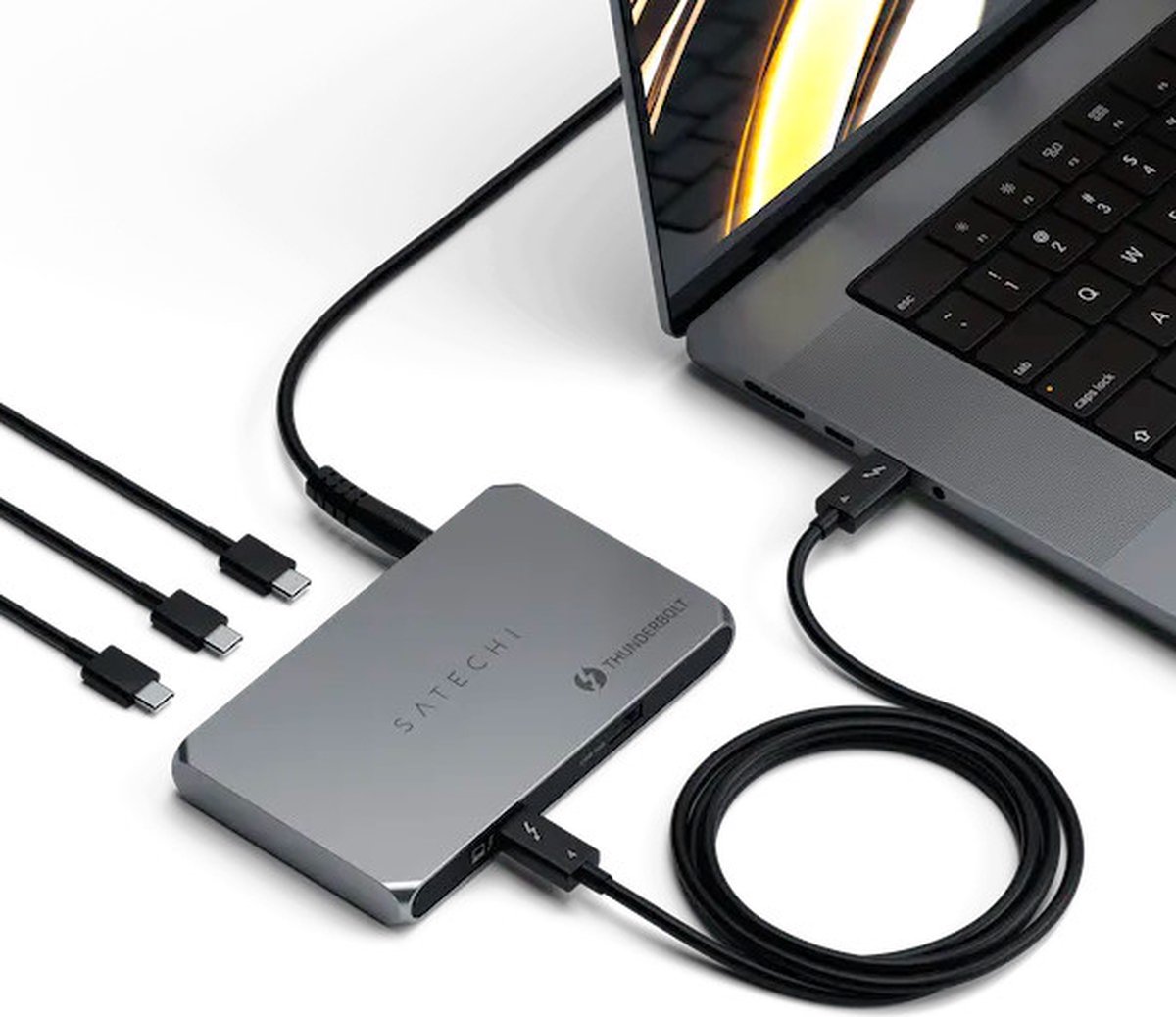 Satechi Thunderbolt 4 Slim Hub Space Gray