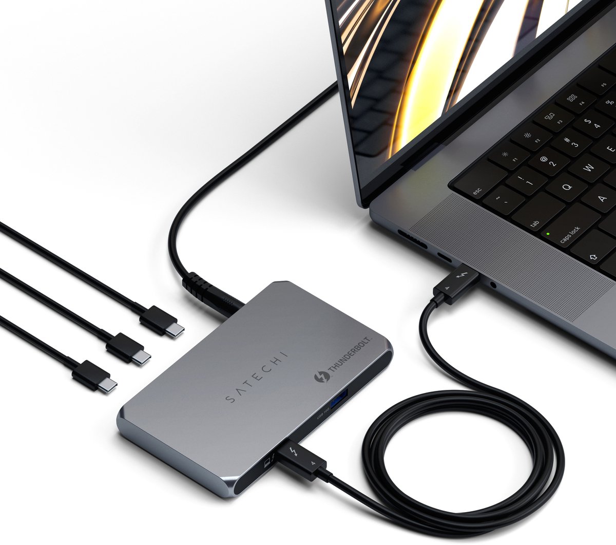 Satechi Thunderbolt 4 Slim Hub Space Gray