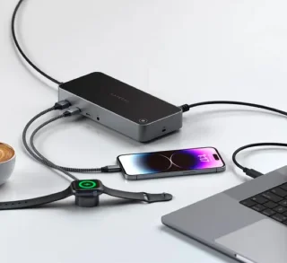 Satechi Triple 4K Display Docking Station Grijs