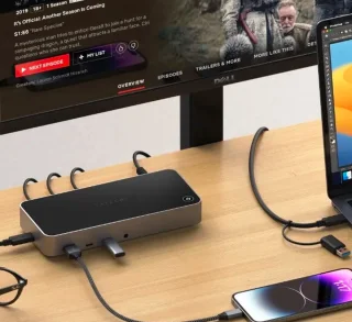 Satechi Triple 4K Display Docking Station Grijs