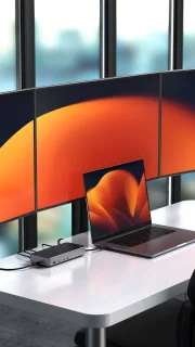 Satechi Triple 4K Display Docking Station Grijs