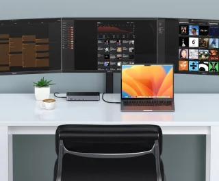 Satechi Triple 4K Display Docking Station Grijs