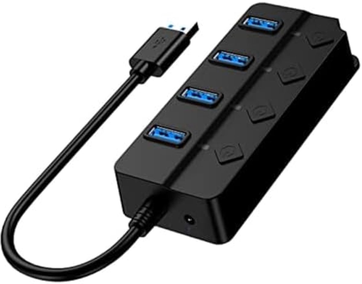 Selbro USB 3.0 4-poorts Hub Ultra Slim
