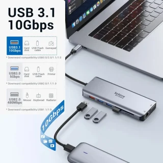 Selore 14-in-1 Docking Station HDMI VGA