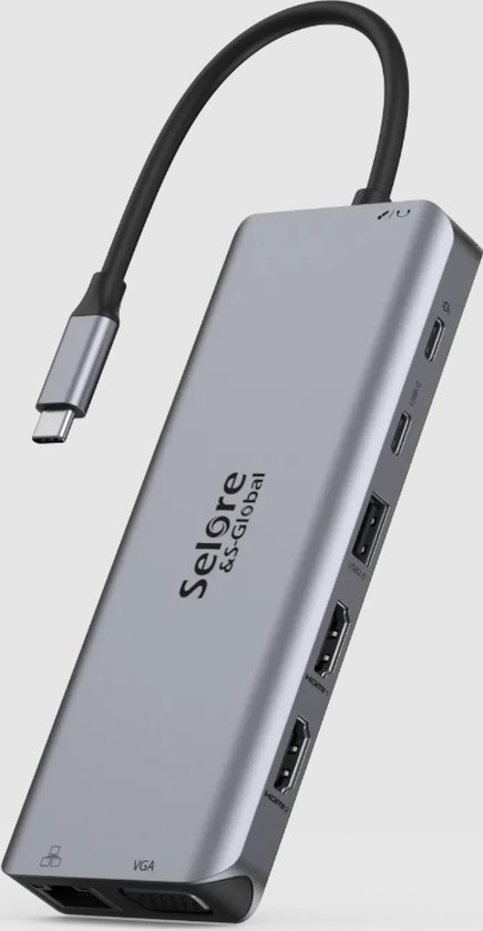 Selore 14-in-1 Docking Station HDMI VGA