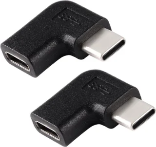 ServiceTopper USB-C-hoekadapter 90 graden, 2 stuks