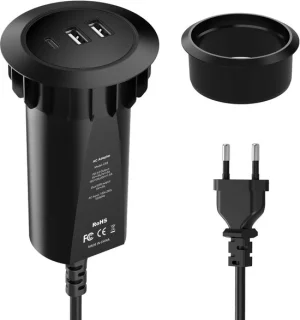 ShopVlot USB oplaadstation 3-poorts desktop