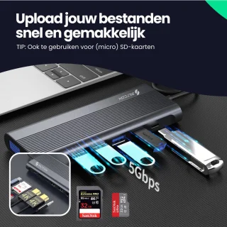 Siltcon 13-in-1 USB C Hub Docking Station Spacegrey