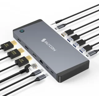 Maximaliseer je productiviteit met het Siltcon 14-in-1 Dockingstation