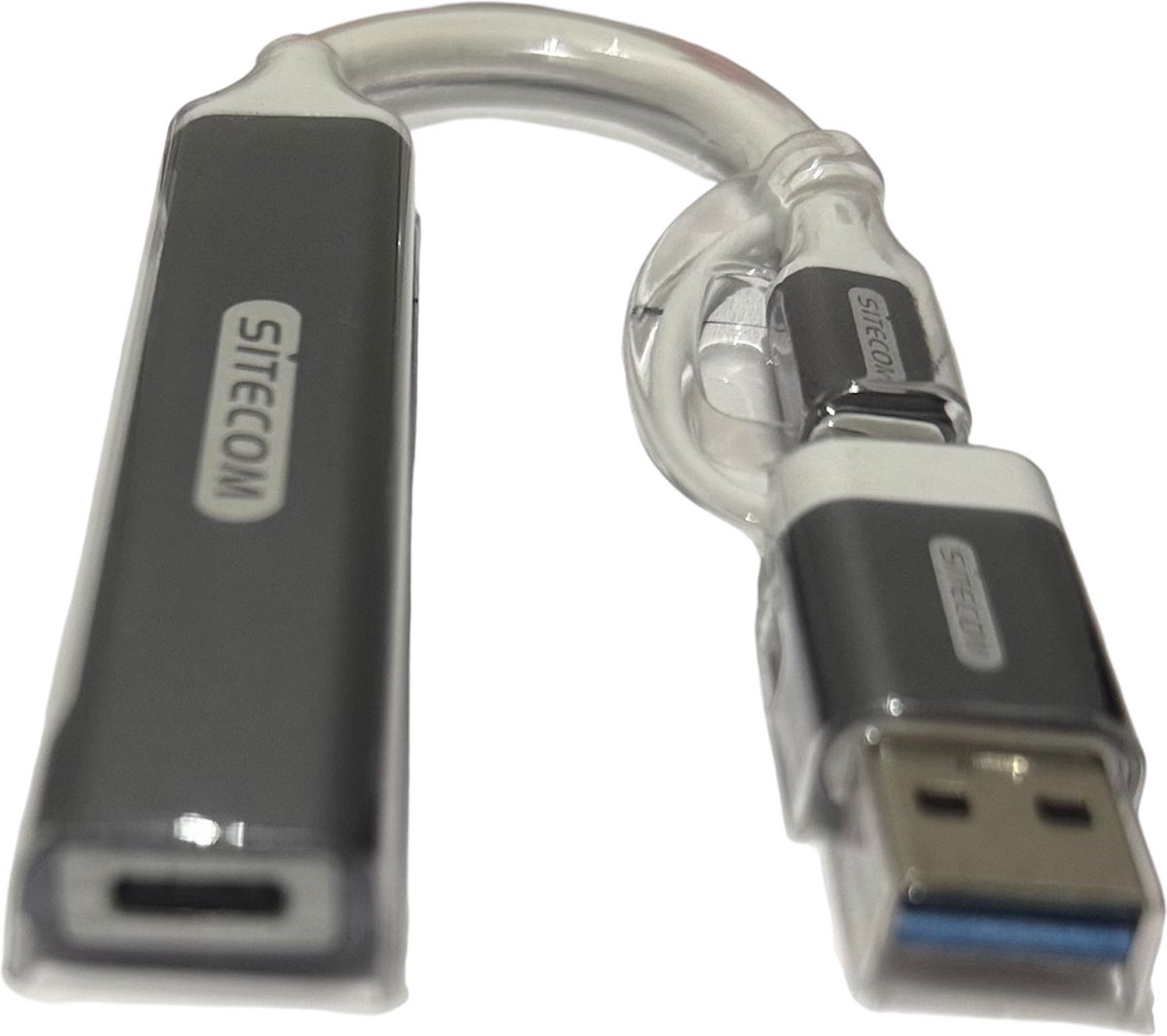 Sitecom USB-C Hub 4-poorts USB-C naar USB-C & USB-A