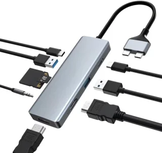 SnelShoppen 9-in-2 USB-C dockingstation
