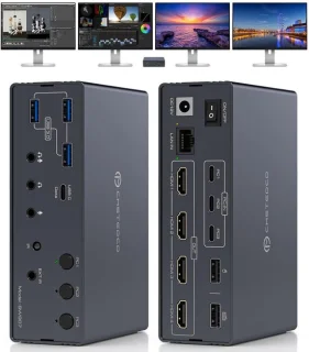 SnelShoppen - Displaylink usb c kvm switch docking station
