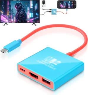 SnelShoppen Docking station voor Switch 2/Switch/Steam Deck